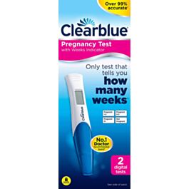 Clearblue Digital Pregnancy Test With Weeks Indicator - 2 Tests