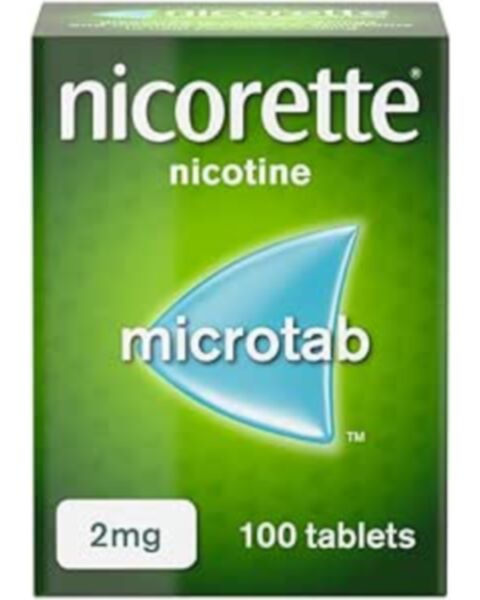 Nicorette Microtab 2mg - 100 sublingual tablets