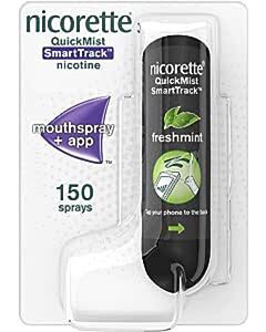 Nicorette QuickMist SmartTrack 1mg/spray Mouthspray + App- Freshmint flavour (Single)