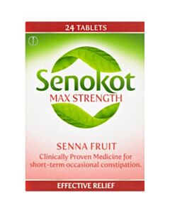 Senokot Max Strength Tabs - 24 Tablets